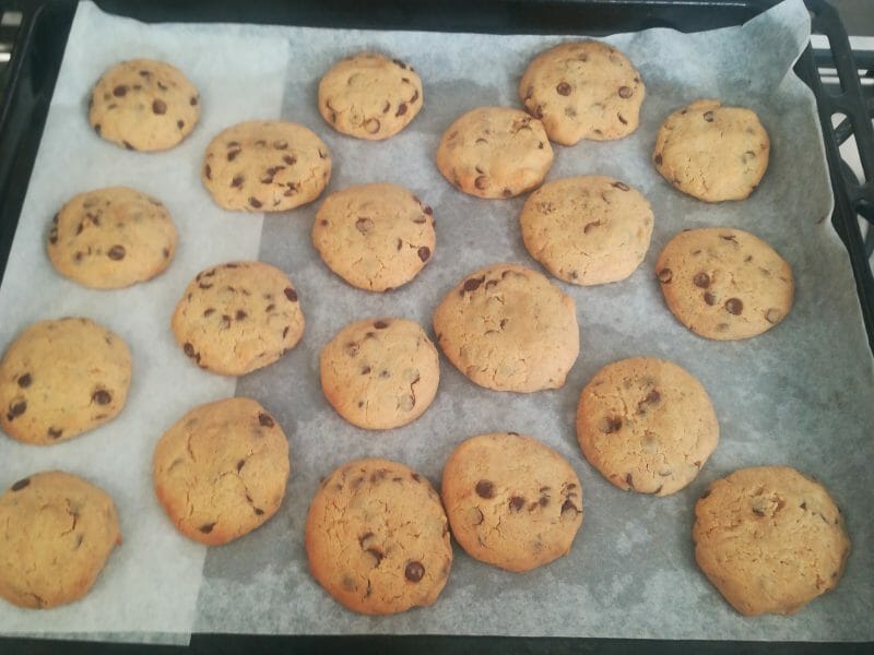 Cliquez pour zoomer ! Cookies beurre de cacahuète et pépites de chocolat Thermomix par Julieco