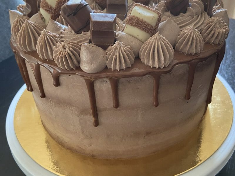 Cliquez pour zoomer ! Layer cake Kinder Bueno Thermomix par Pouet95