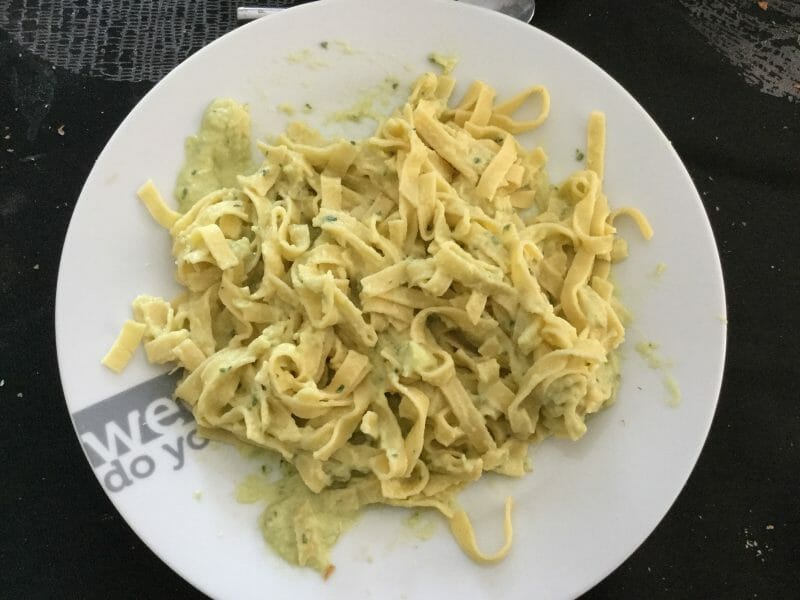 Cliquez pour zoomer ! Farfalle à la crème de courgettes Thermomix par Aurelieasv