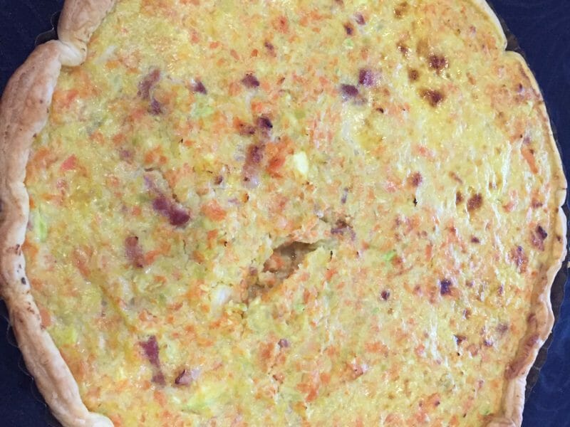 Cliquez pour zoomer ! Tarte courgettes et carottes Thermomix par Aurelieasv