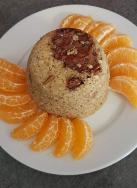 Cliquez pour zoomer ! Bowl cake banane et pépites de chocolat Thermomix par Lady-adeline