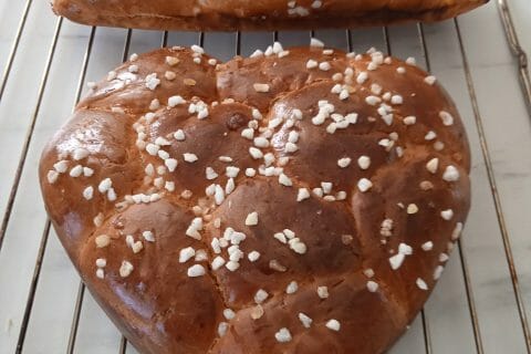 Cliquez pour zoomer ! Brioche tressée à la mie filante Thermomix par Peggy02