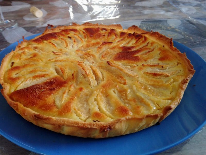 Cliquez pour zoomer ! Tarte normande aux pommes Thermomix par steff90