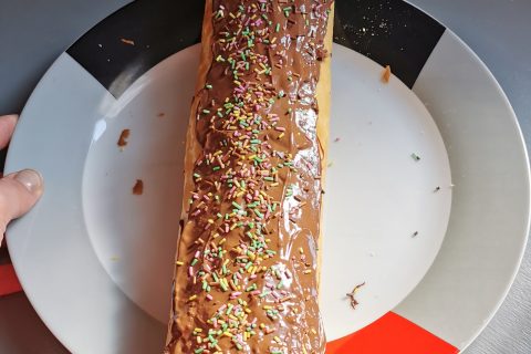Cliquez pour zoomer ! Roulé au nutella au Thermomix