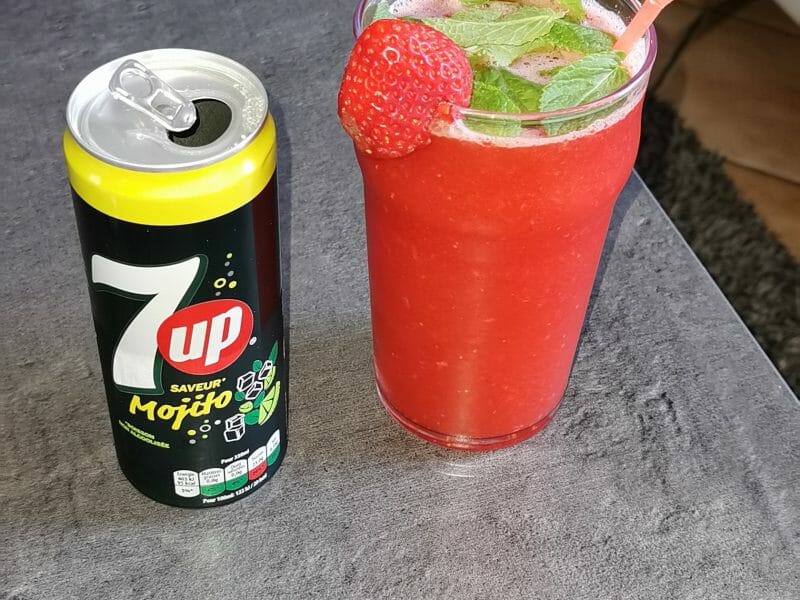 Cliquez pour zoomer ! Mojito fraise Thermomix par Malorie