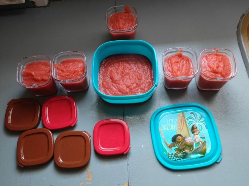 Cliquez pour zoomer ! Compote pommes fraises Thermomix par Malorie