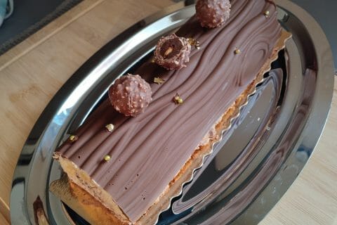 Cliquez pour zoomer ! Bûche Ferrero Rocher Thermomix par Malorie