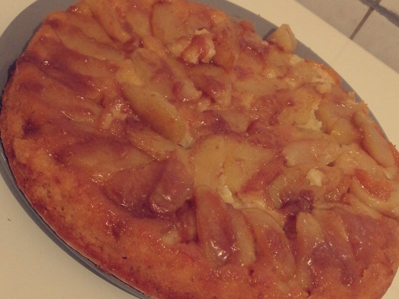 Gâteau renversé aux pommes caramélisées Thermomix par Jessica88