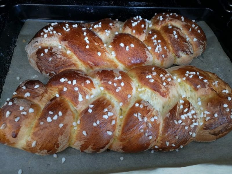 Cliquez pour zoomer ! Brioche tressée à la mie filante Thermomix par Kevin_12