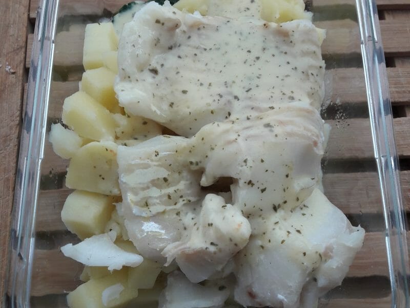 Cliquez pour zoomer ! Filet de cabillaud et sa sauce persillée Thermomix par Sgs95