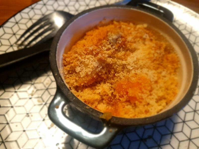 Cliquez pour zoomer ! Crumble de butternut au chorizo Thermomix par missaurore