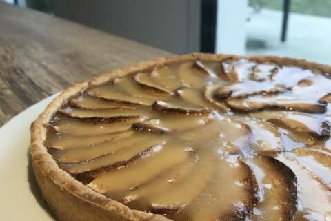 Cliquez pour zoomer ! Tarte pom’pote et caramel beurre salé Thermomix par Beerangere