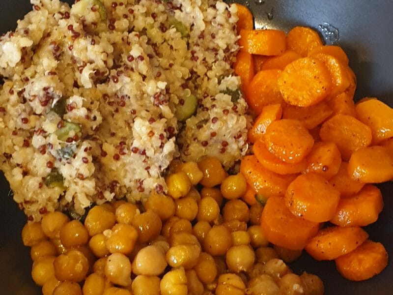 Cliquez pour zoomer ! Risotto de quinoa, courgettes et saumon Thermomix par Alexia20