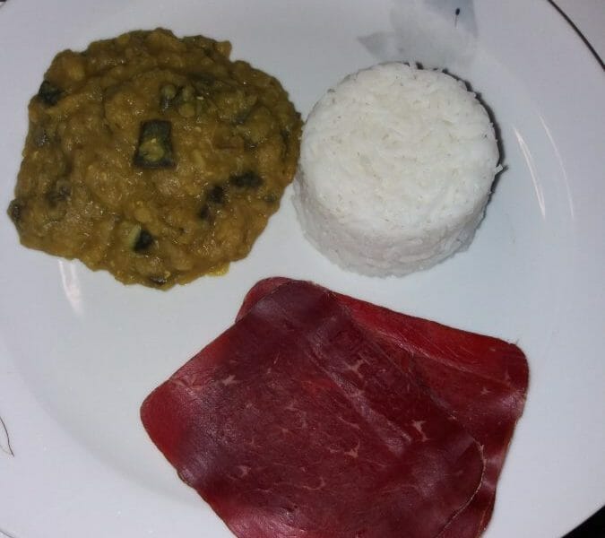 Cliquez pour zoomer ! Dhal d’aubergine et de lentilles corail Thermomix par Bettyperfferle