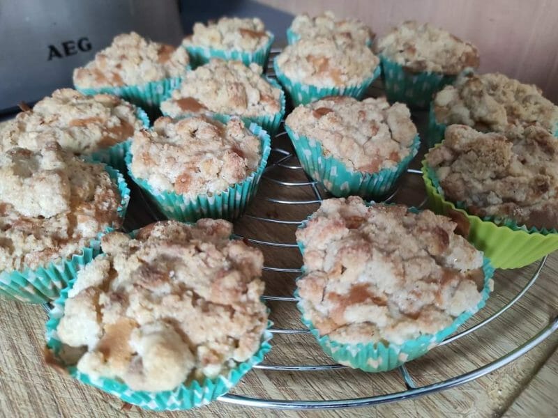 Cliquez pour zoomer ! Muffins aux pommes façon crumble Thermomix par MaryleneC
