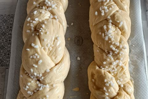 Cliquez pour zoomer ! Brioche tressée à la mie filante Thermomix par nadege
