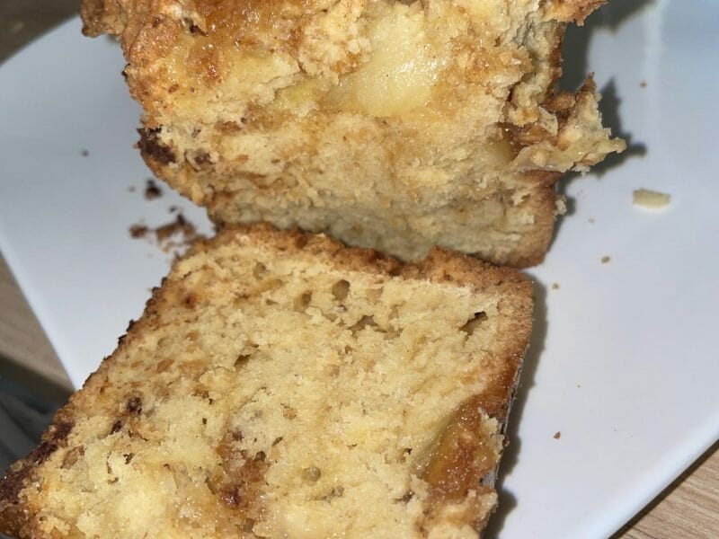 Cliquez pour zoomer ! Cake aux pommes à l’ancienne Thermomix par Oumix