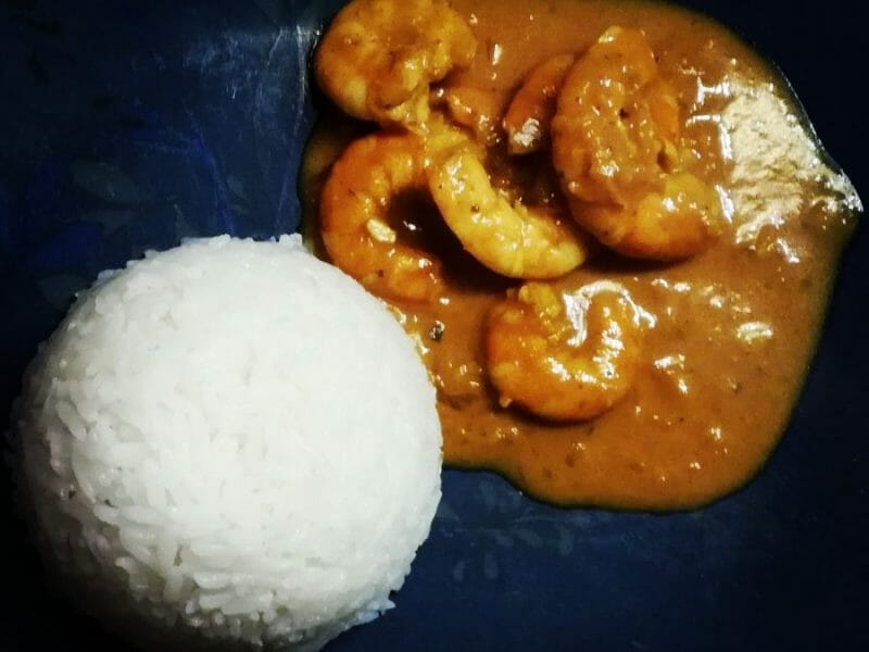 Cliquez pour zoomer ! Curry de crevettes au lait de coco Thermomix par LaFa