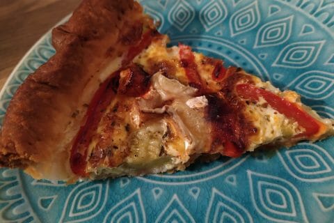 Cliquez pour zoomer ! Quiche poivrons et courgettes Thermomix par poupina