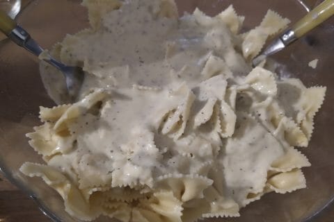 Cliquez pour zoomer ! Farfalle à la crème de courgettes Thermomix par poupina