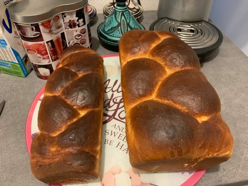 Cliquez pour zoomer ! Brioche sans beurre, sans oeufs Thermomix par SeveNanou