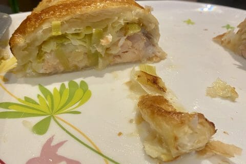 Cliquez pour zoomer ! Feuilleté saumon et poireaux Thermomix par d6bel