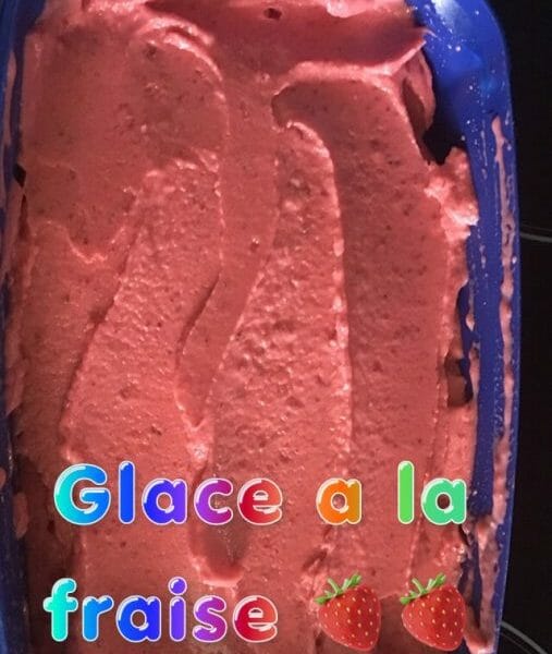 Cliquez pour zoomer ! Glace à la fraise Thermomix par Priska