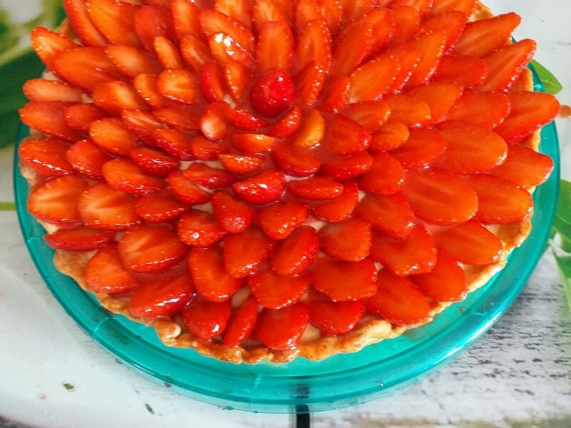 Cliquez pour zoomer ! Tarte aux fraises Thermomix par Maxou