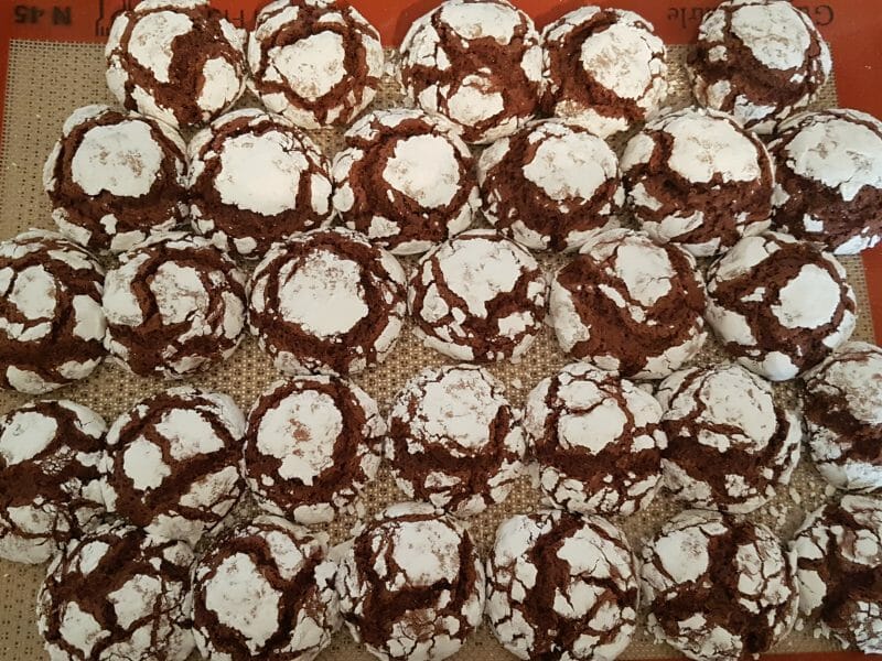 Cliquez pour zoomer ! Craquelés au chocolat Thermomix par helono