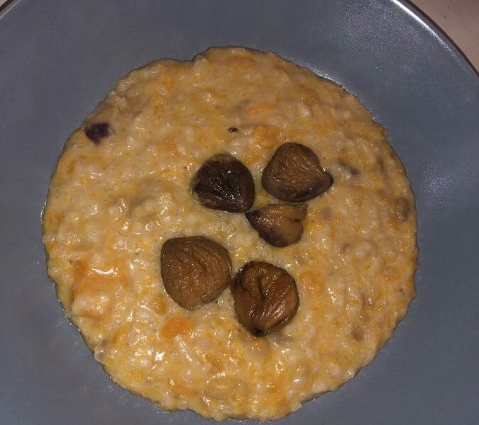 Cliquez pour zoomer ! Risotto de butternut aux châtaignes Thermomix par Faustine22