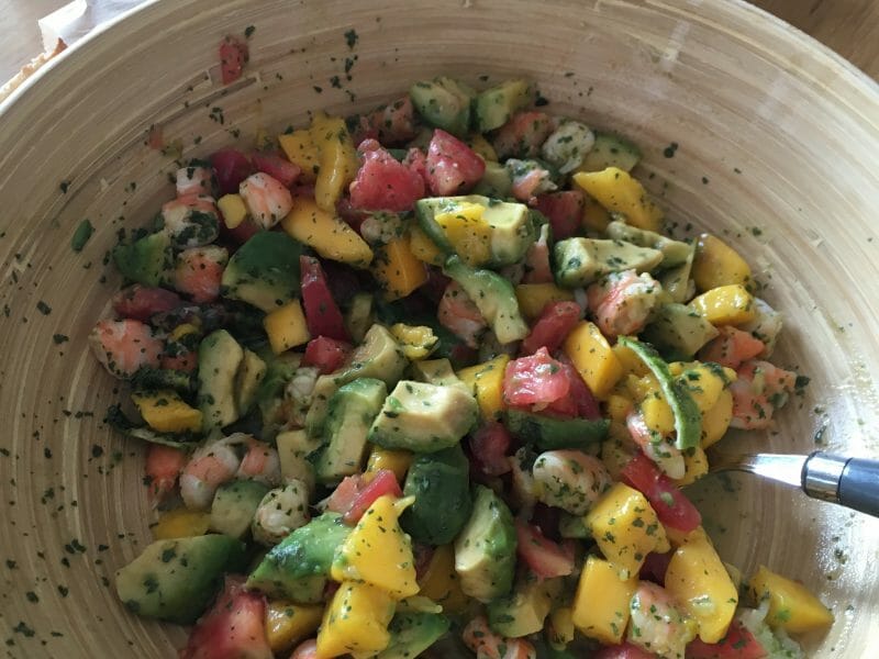 Cliquez pour zoomer ! Ceviche de crevettes, mangue, avocat Thermomix par Jennifer_28