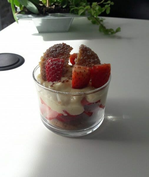 Cliquez pour zoomer ! Tarte aux fraises destructurée Thermomix par Lea_