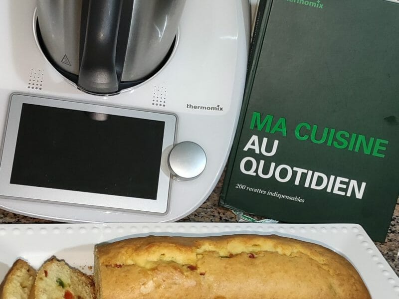 Cliquez pour zoomer ! Cake aux fruits confits Thermomix par Meriemkt