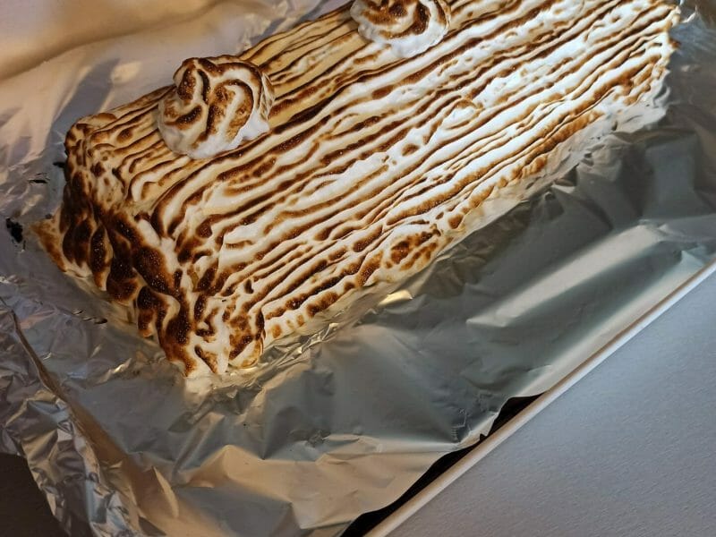 Cliquez pour zoomer ! Bûche au citron meringuée Thermomix par leila1983