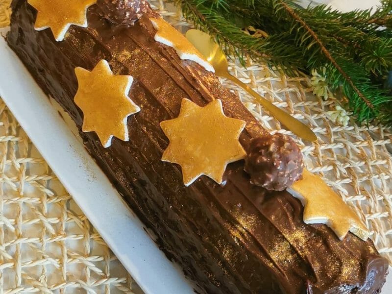 Cliquez pour zoomer ! Bûche Ferrero Rocher Thermomix par Kris_Tel