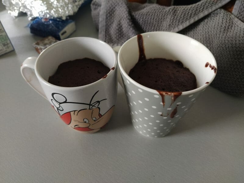 Cliquez pour zoomer ! Mug cake poires chocolat Thermomix par Emeline Durand