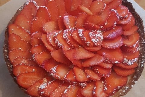 Cliquez pour zoomer ! Tarte aux fraises Thermomix par Mag29900