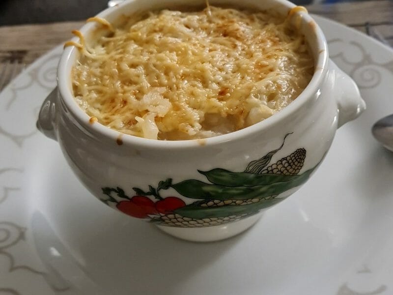 Cliquez pour zoomer ! Gratinée à l’oignon Thermomix par Myosotis77