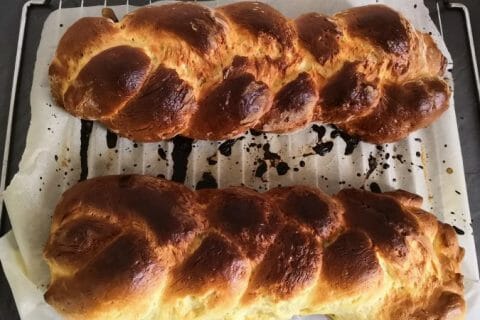 Cliquez pour zoomer ! Brioche tressée à la mie filante Thermomix par Naomie_27