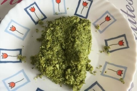 Cliquez pour zoomer ! Saumon sur purée de brocolis au Thermomix