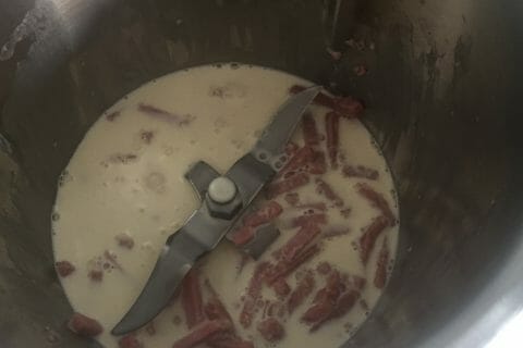 Cliquez pour zoomer ! Knepps à la crème et aux lardons au Thermomix