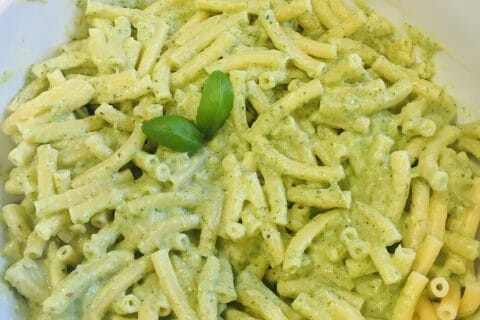 Cliquez pour zoomer ! Farfalle à la crème de courgettes au Thermomix