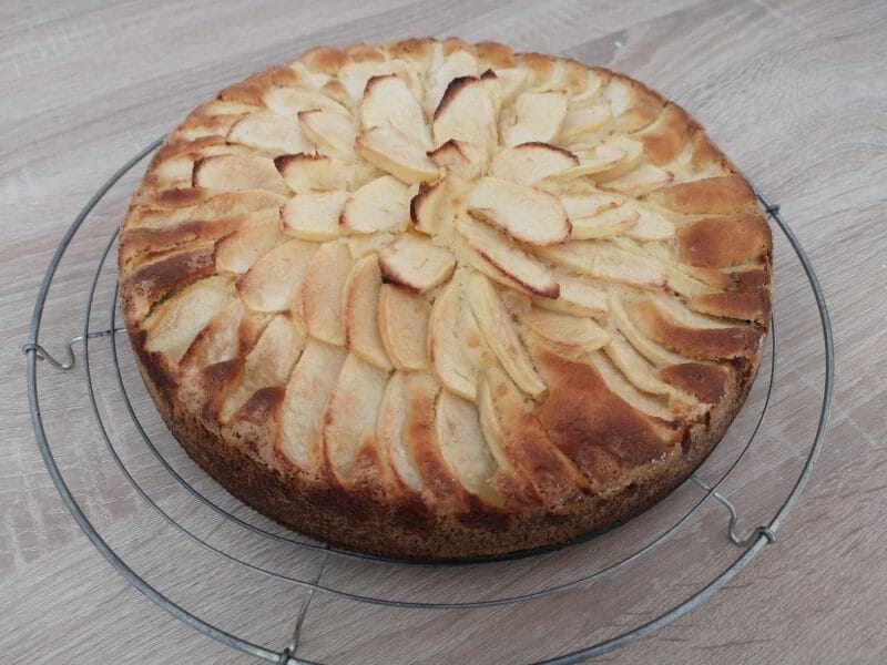 Cliquez pour zoomer ! Gâteau aux pommes et mascarpone Thermomix par dina4474