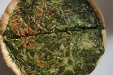 Cliquez pour zoomer ! Quiche épinards et lardons Thermomix par Ju.liee
