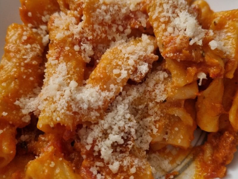 Cliquez pour zoomer ! Penne au chorizo Thermomix par Jojo78