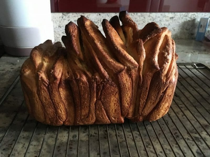 Cliquez pour zoomer ! Brioche à effeuiller à la cannelle Thermomix par NiMa