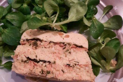 Cliquez pour zoomer ! Terrine de saumon frais et fumé Thermomix par Marie21490