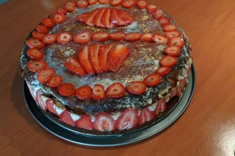 Cliquez pour zoomer ! Fraisier Thermomix par soleil13