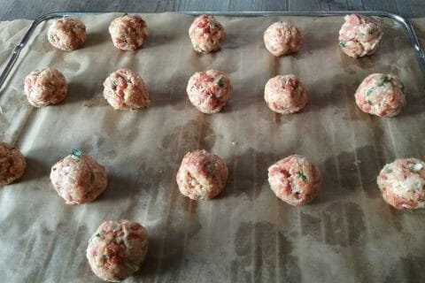 Cliquez pour zoomer ! Boulettes de poulet au chorizo Thermomix par Isa29270
