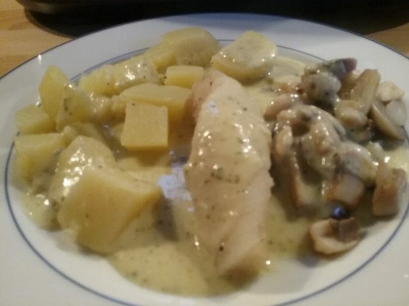 Cliquez pour zoomer ! Filet de cabillaud et sa sauce persillée Thermomix par Isa29270